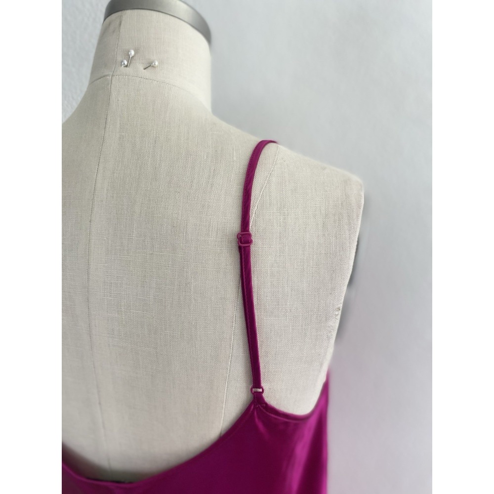 La Perla Slip Dress 100% Silk Pink Adjustable Straps Lingerie Intimate Size S - Picture 4 of 10